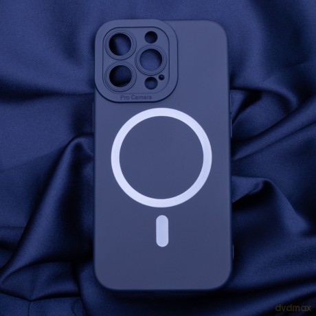 Nakładka Silicon Mag do iPhone 16 Pro 6,3" ciemnoniebieska