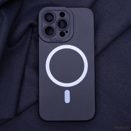 Nakładka Silicon Mag do iPhone 16 Pro 6,3" czarna