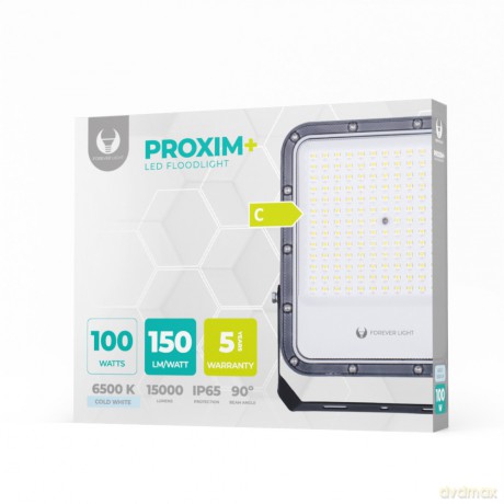 Naświetlacz LED PROXIM+ 100W 6500K 15000lm 230V IP65 Forever Light 150lm/W