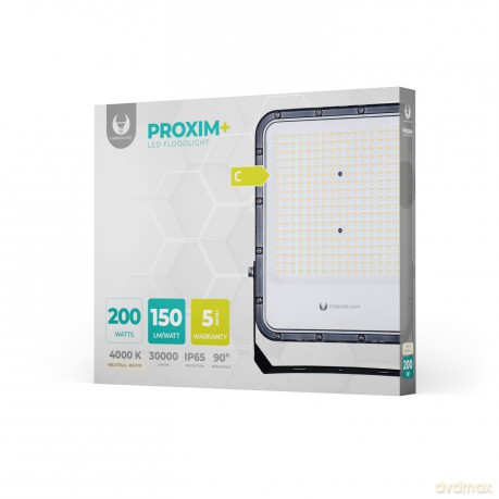 Naświetlacz LED PROXIM+ 200W 4000K 30000lm 230V IP65 Forever Light 150lm/W