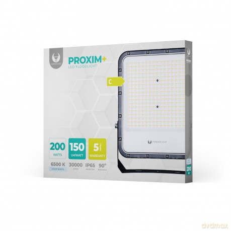 Naświetlacz LED PROXIM+ 200W 6500K 30000lm 230V IP65 Forever Light 150lm/W