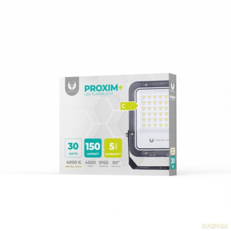 Naświetlacz LED PROXIM+ 30W 4000K 4500lm 230V IP65 Forever Light 150lm/W