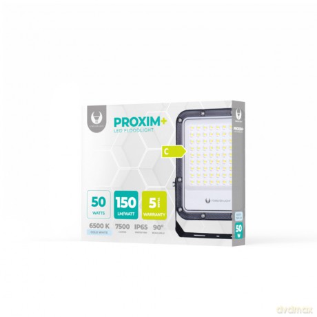 Naświetlacz LED PROXIM+ 50W 6500K 7500lm 230V IP65 Forever Light 150lm/W