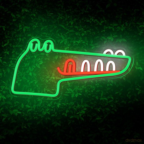Neon PLEXI LED JURASSIC KROKODYL zielony FLNJ03 Forever Light