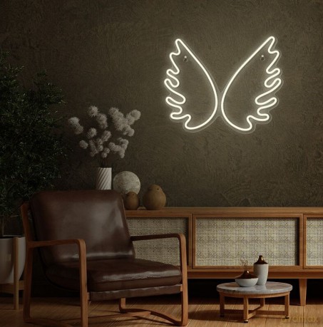 Neon PLEXI LED SKRZYDŁA białe FPNE09X Forever Light