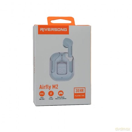 Riversong słuchawki Bluetooth AirFly M2 TWS niebieskie EA233