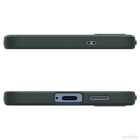 Spigen nadkładka Liquid Air do Samsung Galaxy S25 Zielona Otchłań