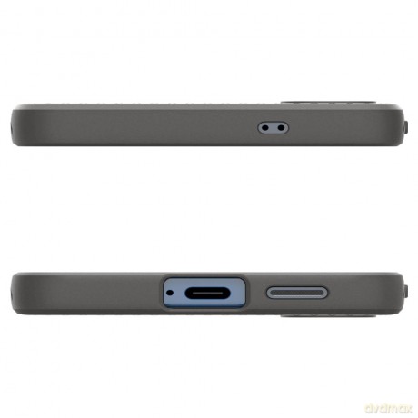 Spigen nakładka Liquid Air do Samsung Galaxy S25+ Marmurowa Szara