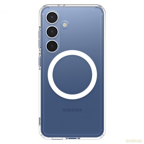 Spigen nakładka Ultra Hybrid Mag MagSafe do Samsung Galaxy S25+ Przezroczysta Biała