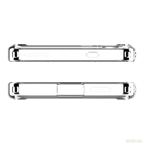 Spigen nakładka Ultra Hybrid Mag MagSafe do Samsung Galaxy S25+ Przezroczysta Biała