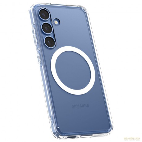 Spigen nakładka Ultra Hybrid Mag MagSafe do Samsung Galaxy S25+ Przezroczysta Biała