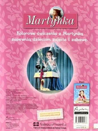 Martynka. Kolorowe ćwiczenia. Książka z nalepkami [KSIĄŻKA]