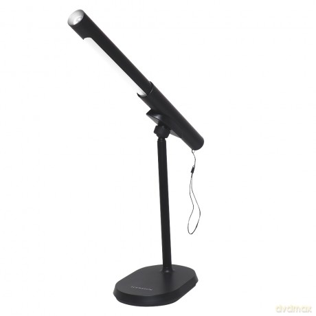 Svensson Lampka biurkowa/latarka 2w1 AMSTERDAM magnetyczna odpinana 8W czarna