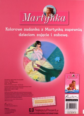 Martynka. Kolorowe zadanka. Książka z nalepkami [KSIĄŻKA]