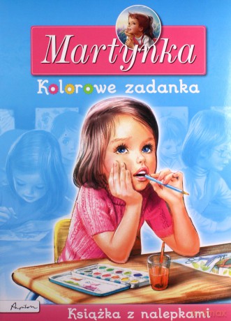 Martynka. Kolorowe zadanka. Książka z nalepkami [KSIĄŻKA]