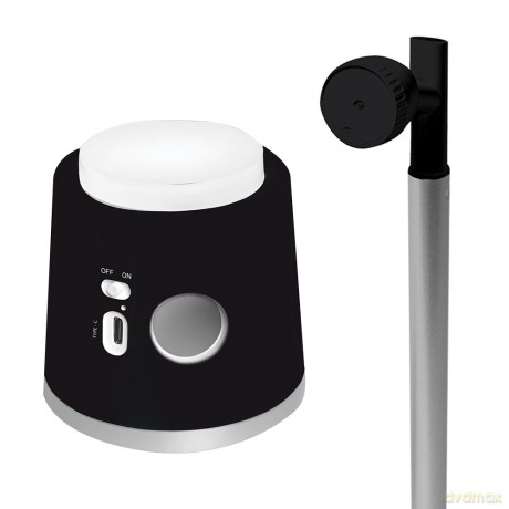 Svensson Lampka biurkowa/nocna 2w1 OSLO magnetyczna odpinana 6W czarna