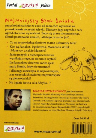 Najmniejszy słoń świata - Szymanowicz Maciej [KSIĄŻKA]