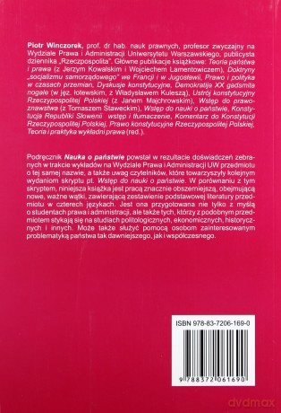 Nauka o państwie - Winczorek Piotr [KSIĄŻKA]