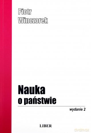 Nauka o państwie - Winczorek Piotr [KSIĄŻKA]