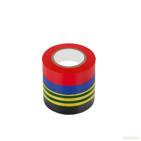 Taśma izolacyjna 18mm x 8m 4 sztuki etykiet