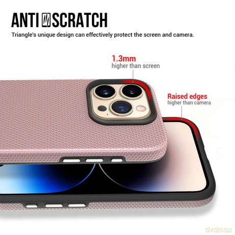 Vmax nakładka Triangle Case do iPhone 16 6,1" różowo-złota