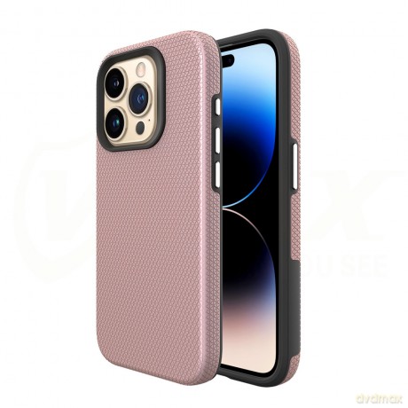 Vmax nakładka Triangle Case do Samsung Galaxy S25 różowo złota