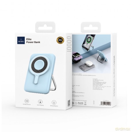 WIWU Elite Power Bank Wi-P018 10000 szary