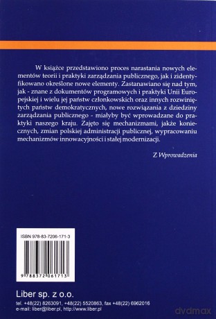 Nowe zarządzanie publiczne i public governance w Polsce i w Europie - Bosiacki Adam [KSIĄŻKA]