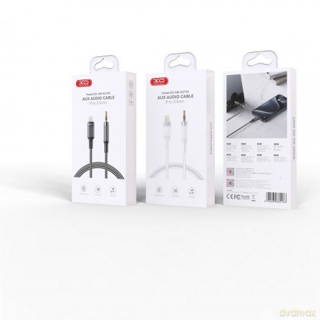 XO kabel audio NB-R279A Lightning - jack 3,5mm 1,0m biały