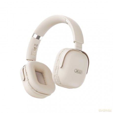 XO słuchawki Bluetooth BE42 beżowe nauszne