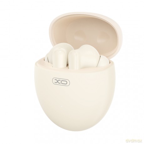 XO słuchawki Bluetooth G26 TWS beżowe ANC ENC