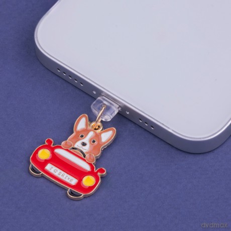 Zawieszka Charms USB-C dogs