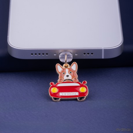 Zawieszka Charms USB-C dogs