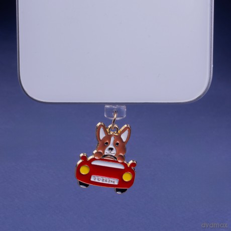 Zawieszka Charms USB-C dogs