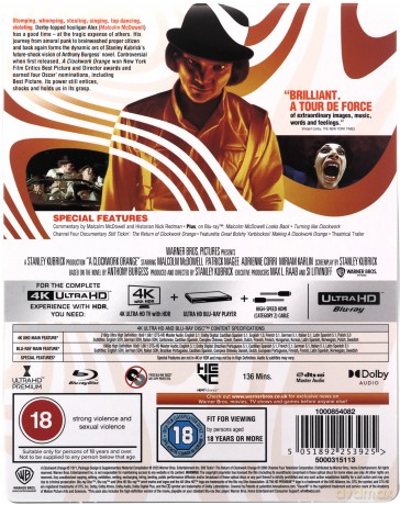 Mechaniczna pomarańcza (steelbook) [Blu-Ray 4K]+[Blu-Ray]