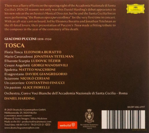 Jonathan Tetelman: Puccini: Tosca [2CD]
