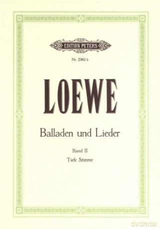 15 Ballads And Songs Vol.2 Chant - Carl Loewe [KSIĄŻKA]