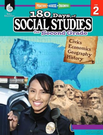 180 Days of Social Studies for Second Grade: Practice, Assess, Diagnose (180 Days of Practice) - Terri McNamara [KSIĄŻKA]