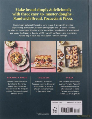 3 Doughs, 60 Recipes: Sandwich Bread, Focaccia, Pizza - Easy-to-master Doughs and Delicious Ways to Enjoy Them - Lacey Ostermann [KSIĄŻKA]