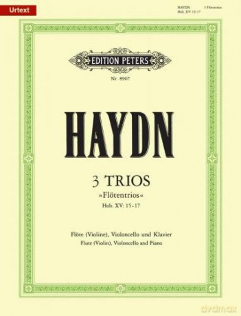 3 Trios Hob. Xv: 15-17 -Partition+Parties Separees - Franz Joseph Haydn [KSIĄŻKA]
