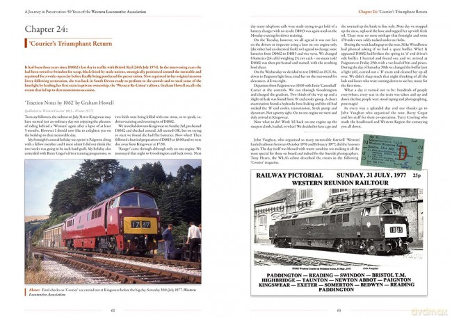 A Journey in Preservation: 50 Years of the Western Locomotive Association - Julian Ogle [KSIĄŻKA]