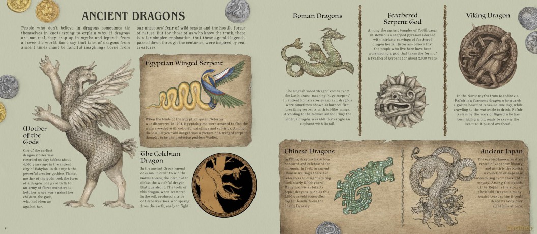 A Natural History of Dragons (Folklore Field Guides) - Emily Hawkins [KSIĄŻKA]