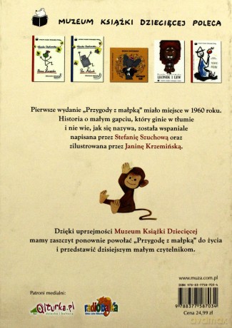 Przygoda z małpką - Szuchowa Stefania [KSIĄŻKA]