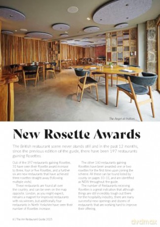 AA Restaurant Guide 2025 (AA Lifestyle Guides) (The AA Restaurant Guide) (Places To Eat) A5 size [KSIĄŻKA]