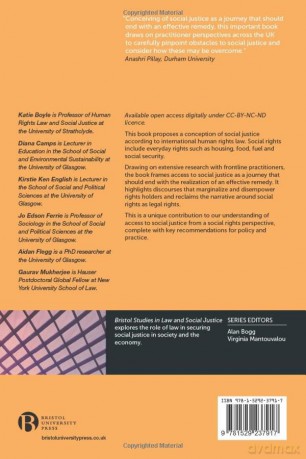 Access to Social Justice: Effective Remedies for Social Rights (Bristol Studies in Law and Social Justice) - Katie Boyle [KSIĄŻKA]