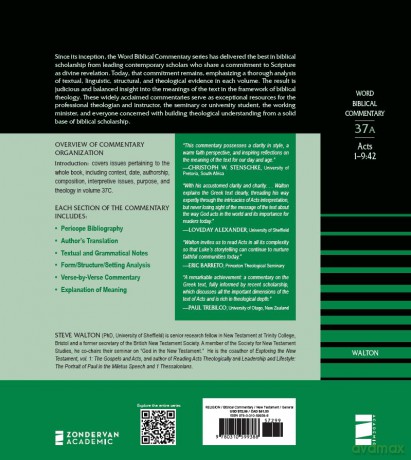 Acts 1-9:42, Volume 37A (37) (Word Biblical Commentary) - The Rev. Dr. Steve Walton [KSIĄŻKA]