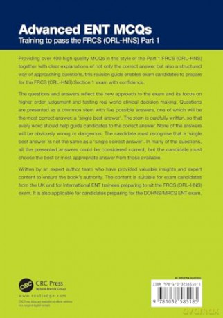 Advanced ENT MCQs: Training to pass the FRCS (ORL-HNS) Part 1 (MasterPass) - Peter Kullar [KSIĄŻKA]