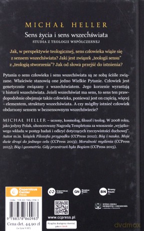 Sens życia i sens wszechświata. Studia z teologii współczesnej - Heller Michał [KSIĄŻKA]
