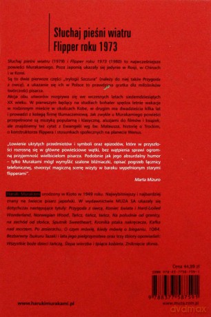 Słuchaj pieśni wiatru | Flipper roku 1973 (twarda) - Murakami Haruki [KSIĄŻKA]