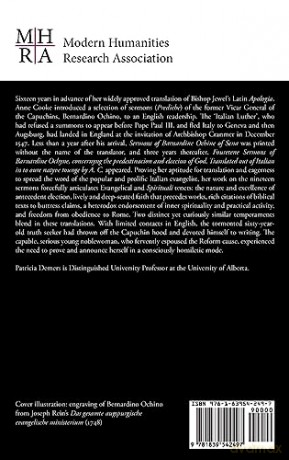 Anne Cooke's Englishing of Bernardino Ochino: 30 (Tudor and Stuart Translations) - Patricia DeMers [KSIĄŻKA]